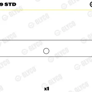 Tuleja, dźwigienka zaworowa GLYCO 07-3089 STD Sprawdź teraz