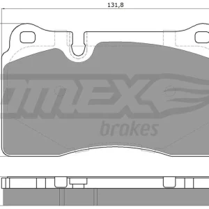 Kup teraz Zestaw klocków hamulcowych, hamulce tarczowe TOMEX BRAKES TX 14-73