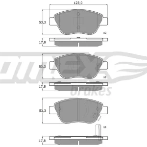 Kup teraz Zestaw klocków hamulcowych, hamulce tarczowe TOMEX BRAKES TX 15-20