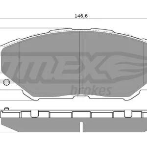 Nie przegap Zestaw klocków hamulcowych, hamulce tarczowe TOMEX BRAKES TX 15-41