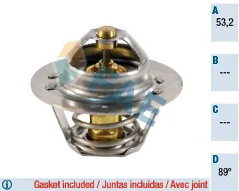 Ostatnie sztuki Termostat, płyn chłodzący FAE 5202489