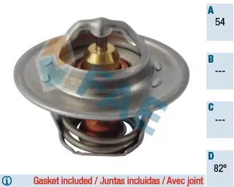 Termostat, płyn chłodzący FAE 5203482 Szybka wysyłka
