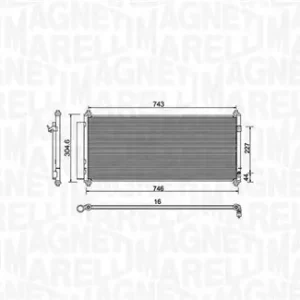 Bestseller Skraplacz, klimatyzacja MAGNETI MARELLI 350203973000