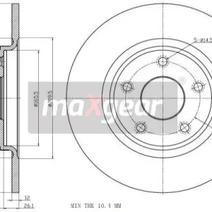 Zamów teraz TARCZA HAM. FIAT T. FREEMONT 2,0JTD/2,4-3.6 V6 11-