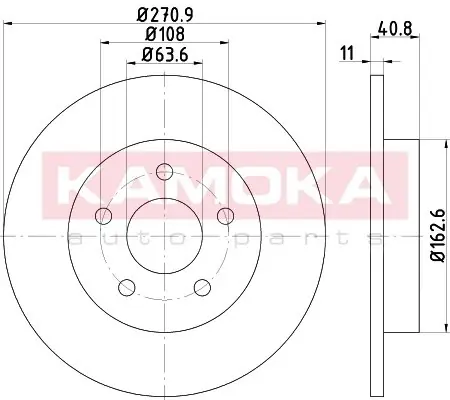 TARCZA HAMULC. TYŁ FORD FOCUS III 11- Do wyczerpania zapasów
